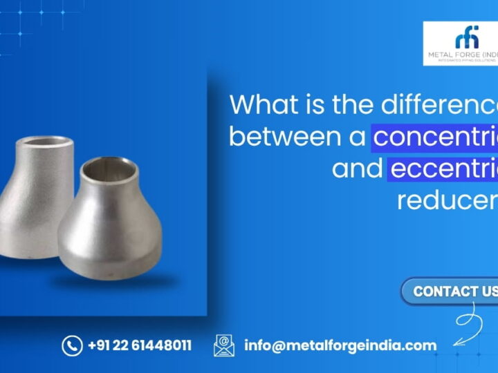 What is the difference between a concentric and eccentric reducer?