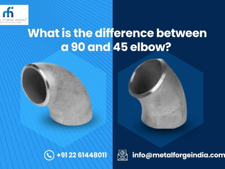 What is the difference between 90 and 45 Degree elbow?